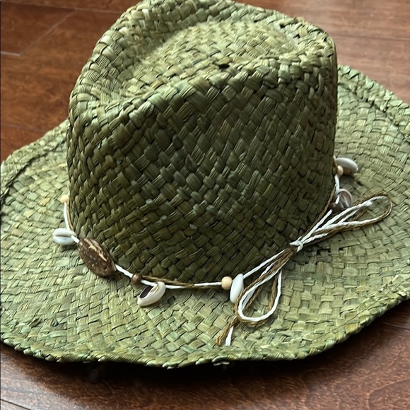 Panama Jack Women’s Outback Drifter Straw Sun Hat with Shell Hatband, OSFM - Picture 8 of 15